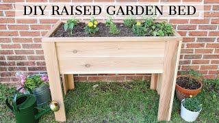 How to Build a Raised Garden Bed with Legs | Easy DIY Raised Garden Bed