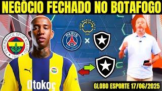 GLOBO ESPORTE BOTAFOGO [TUESDAY 06/17/2025]URGENT REINFORCEMENT CONFIRMEDBOTAFOGO NEWS
