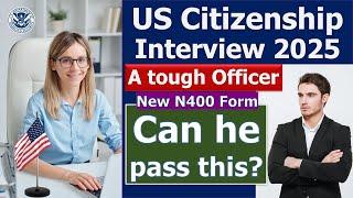 Mastering the US Citizenship Test 2024 - Actual new N400 Form Interview Practice