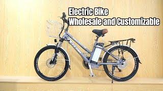 26'' electric city bike with pedals | 48V 350W high speed brushless motor | Aluminum alloy frame