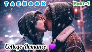 College Romance Taekook  Ff Explanation In Hindi | Part-1 Vkook Alpha Omega AU Hindi Explained