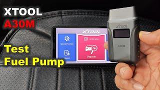 Direct Injection Fuel Pressure Test using XTOOL A30M / Check Fuel Pressure with a Scan Tool