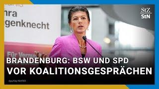 SPD und BSW schlagen wohl Koalitionsgespräche in Brandenburg vor