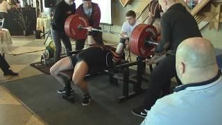 Bench press in a slingshot 280 kg ( the size M, 2 ply).