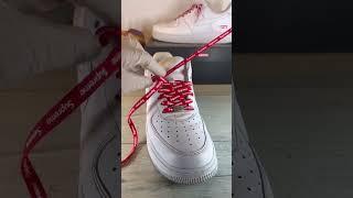 HOW TO LACE Air Force 1 Supreme (BEST WAY)