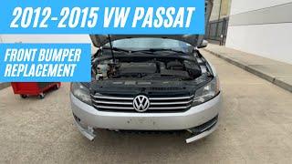 How to replace a 2012-2015 Volkswagen Passat front bumper | ReveMoto