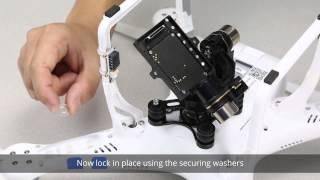 DJI   How to install the Zenmuse H3 3D on the New Phantom 2