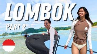 THIS IS ALSO INDONESIA?!  FIRST TIME SURFING IN LOMBOK ‍️