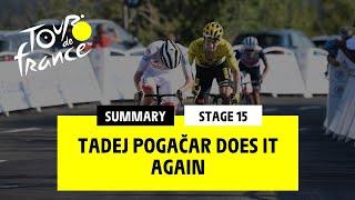 #TDF2020 - Stage 15 - Pogačar does it again !