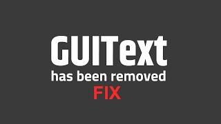 Unity - GUIText has been removed