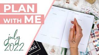 Plan with Me July 2022 - Daily Planning - Clever Fox Daily Planner Premium Review
