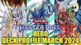 MASTER DUEL HERO DECK PROFILE (MARCH 2024) YUGIOH!