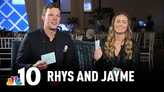 Three Questions With Rhys Hoskins and Jayme Bermudez | NBC10 Philadelphia