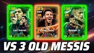 MESSI / SUAREZ / NEYMAR TRAINING GUIDE + COMPARISON W/ OLD CARDS | eFootball Level Up Build