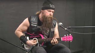 Zakk Wylde Plays Black Sabbath on Hello Kitty Mini-Guitar