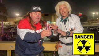 Celebrating Back to the future day at the Twin Pine  Mall Fan event 2022