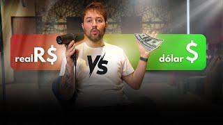 Real x Dólar - Viver no Brasil com Salário em Dólar!