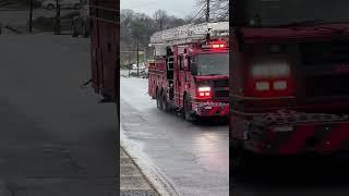 Whitehall Fire Arriving to Reported Apartment Fire #responsevideo #firefighter #fire