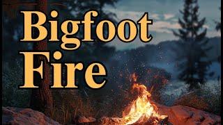 Bigfoot Fire Burns as Campsite is Invaded