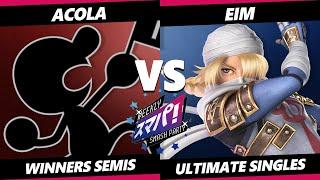 Sumapa 192 TOP 8 - Acola (Steve, Game & Watch) Vs. Eim (Sheik) Smash Ultimate - SSBU