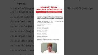 Phát âm từ Trailer/Car cùng NCS. TS Nguyễn Hoàng Huy #ielts #education #english #study