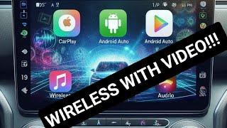 Y2 Mini Android auto/carplay wireless adapter WITH VIDEO PLAYBACK! Linkifun full review!