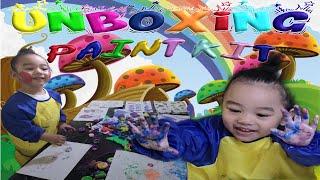 Kenji Unboxing Painting Kit  | Learning Colors |Kids Hand Painting | Galaxy Color