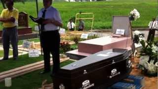 Pastor Lau Chin Kwee Burial 28 March 2013 CCK Christian Cemetery Part 1