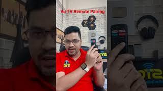 Vu TV Remote Pairing #sahootechnoguide #stgandroidtv #vutv #vu #android #androidtv