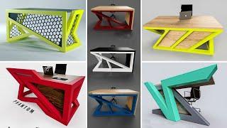 Futuristic Metal Desk & Tables Ideas / Fancy Table Ideas / Heavy Metal Table legs