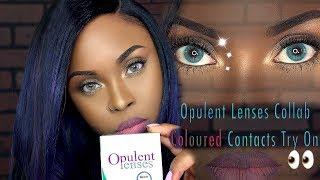 Opulent Lenses Try on Review | COLORED CONTACTS FOR DARK BROWN EYES