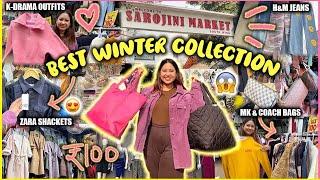 Sarojini Nagar Market WINTER COLLECTION! NEW SHOPS, KDRAMA OUTFITS, BAGS & MORE! ThatQuirkyMiss