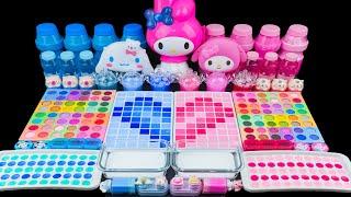  SANRIO SLIME  30 Minutes Satisfying Slime Mixing, with Makeup Eyeshadow | Tana Slime ASMR