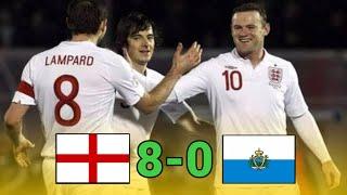 England 8 × 0 San Marino[Rooney x Lampard Showed] Extended Highlight and All Goals- 2014 HD