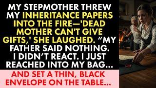 She Threw My Inheritance in the Fire—“It’s Mine Now,” She Smirked. I Just Nodded… And Took Control