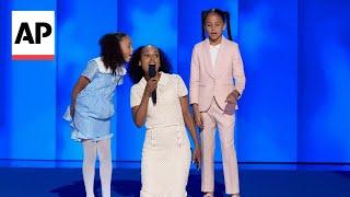 How to pronounce Kamala? Harris' grandnieces and Kerry Washington teach DNC