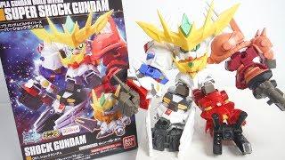 ミニプラ ガンダムビルドダイバーズ スーパーショックガンダム 全５種 開封 Mini-pla Gundam Build Divers Super Shock Gundam 食玩 candy toys