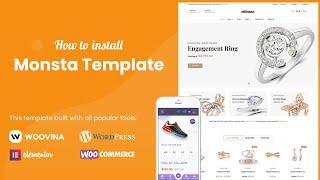 How to install Monsta - Website Template for Jewellery, Watches Stores