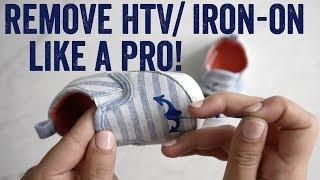 Easiest & Best Way to Remove HTV + Heat Transfer Vinyl + Iron-on Without Ruining Your Projects!