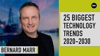 The 25 Biggest Technology Trends 2020 - 2030