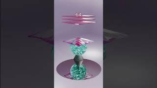 1M Faces Cloth Simulation in Blender #3d