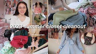 2023 summer closet cleanout!