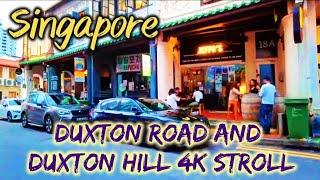 Wandering through Duxton Road and Duxton Hill: 4K Ultra HD Street Tour in Singapore.