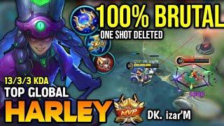 HARLEY BEST BUILD 2022 | TOP GLOBAL HARLEY GAMEPLAY | MOBILE LEGENDS