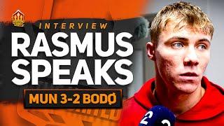 'I AM THE NUMBER 9' Rasmus Hojlund Interview!