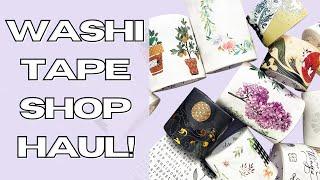 WASHI TAPE SHOP HAUL | UNBOXING