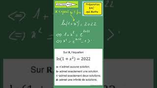 préparation au BAC Spé Maths avec Hans Amble 9 Centres étrangers 2022