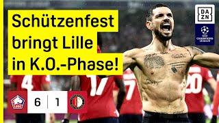 David, Cabella & Co wie im Rausch: Lille - Feyenoord | UEFA Champions League | DAZN Highlights