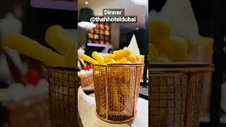 Dinner at TheHHotel Dubai #foryoupage #viralvedio #foryou #dubai #blogger #foodblogger #foodie