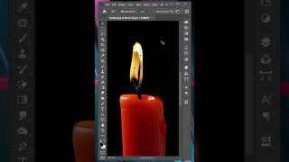 Create Candle Flame in Photoshop #shorts #viral #design #india #explore #candle #flame